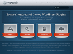 WPHub homepage